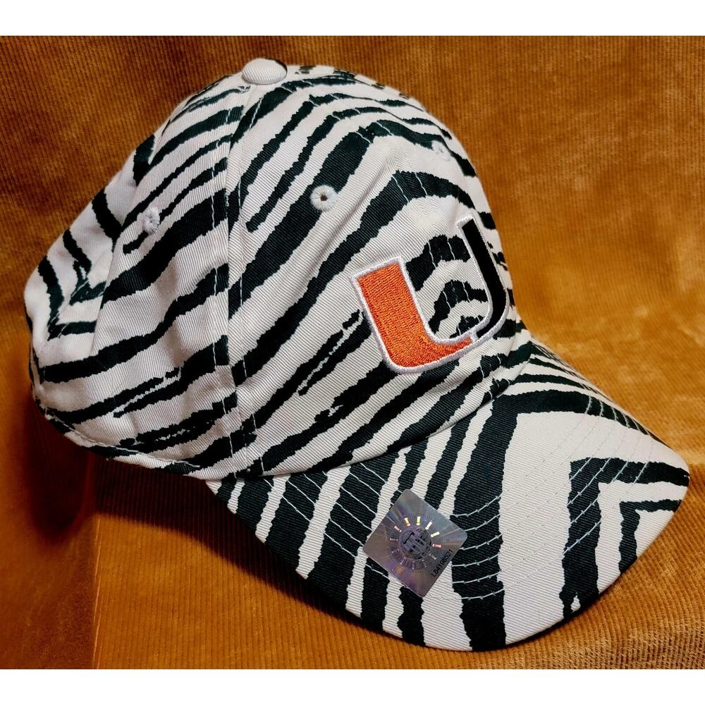 Rare Retro 90s Style TOP OF THE WORLD Miami Hurricanes Snapback Free Shipping
